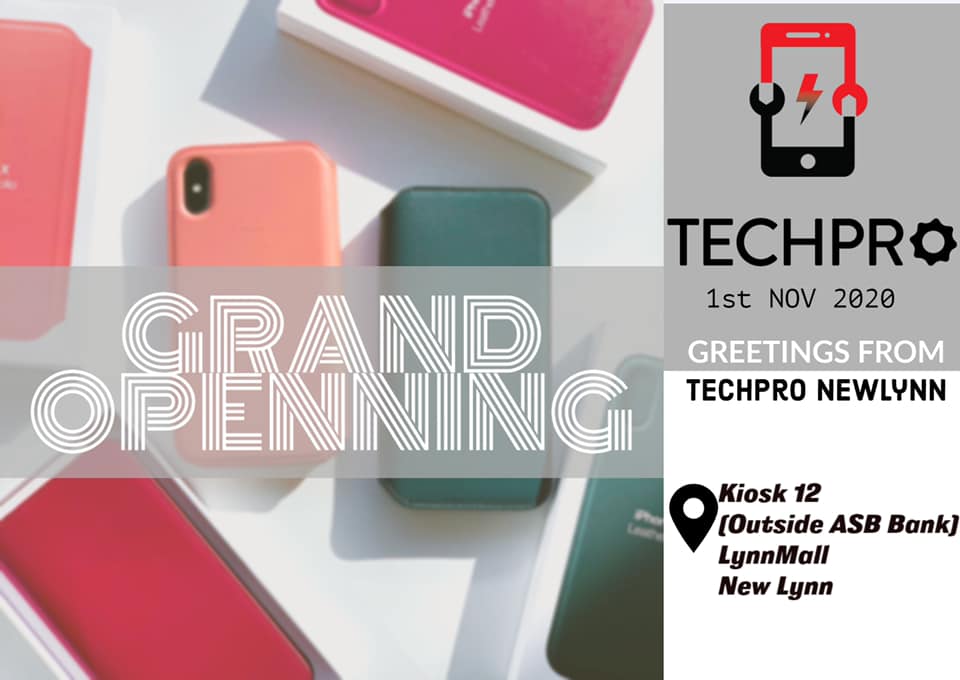 techpro lynn mall grand reopening header - TechPro Mobile Repair